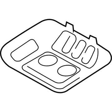 Lincoln 3L7Z-78519A70-CAA Console Assembly - Overhead