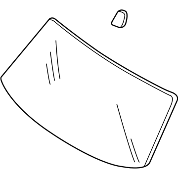 Mercury 8L8Z-7803100-A Glass - Windscreen