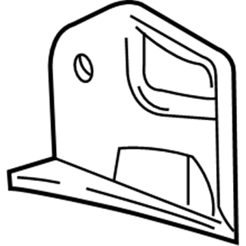 Mercury XF2Z-16B146-AA Apron Assembly - Front Fender