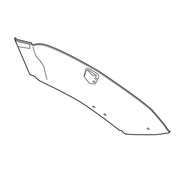 Ford XW7Z-5451916-BAA Headlining - Roof