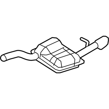 Ford 8S4Z-5A289-C Muffler Assembly - Rear