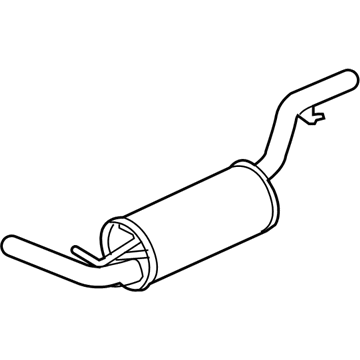 Ford 8S4Z-5230-A Muffler Assembly - Front