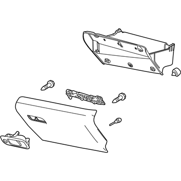 Lincoln MKT Glove Box - DE9Z-7406024-AD