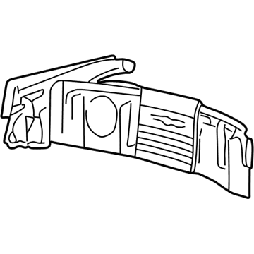 Ford 3W6Z-7640374-AAA Trim Assembly - Back Panel