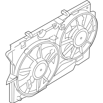 Ford DB5Z-8C607-D Motor And Fan Assembly - Engine Cooling