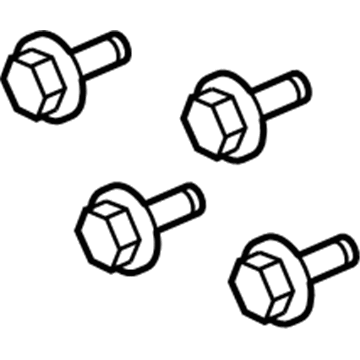 Ford -N806282-S437 Screw And Washer Assembly