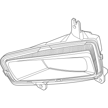 Ford KS7Z-15200-A Lamp Assembly - Fog - Front