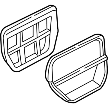 Ford 2U5Z-54280B62-AA Grille Assembly - Vent Air Outer