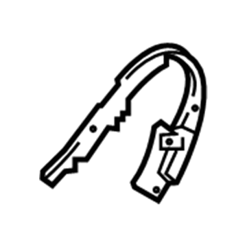 F1EZ-5862187-CB Ford Shield, Front Outer Driver Side Illustration 1 of 1