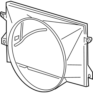 Ford 7L3Z-8146-A Shroud - Radiator Fan