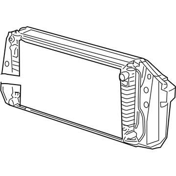 Ford H2MZ-8005-AD Radiator Assembly