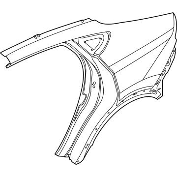 Ford LJ8Z-58279A92-A Extension - Body