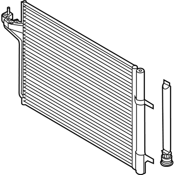 Ford CV6Z-19712-KB Condenser Assembly