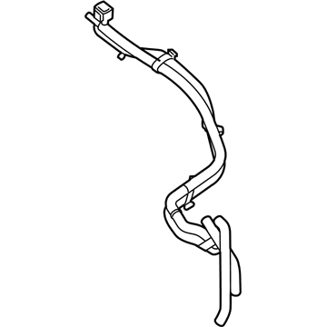 Ford G1FZ-4022-A Vent Hose, Rear G1FZ-4022-A Ford Vent Hose, Rear Illustration 1 of 1