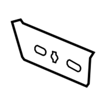 9L3Z-14A706-CA Ford Housing, Charcoal, Passenger Side Illustration 1 of 1