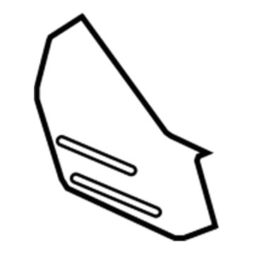 9L3Z-1661692-CA Ford Rear Cover, Charcoal, Passenger Side Illustration 1 of 1