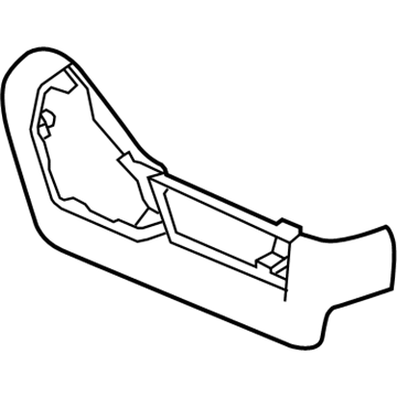 Ford 9L3Z-1662186-DA Valance, Charcoal, Passenger Side 9L3Z-1662186-DA Ford Valance, Charcoal, Passenger Side Illustration 1 of 1