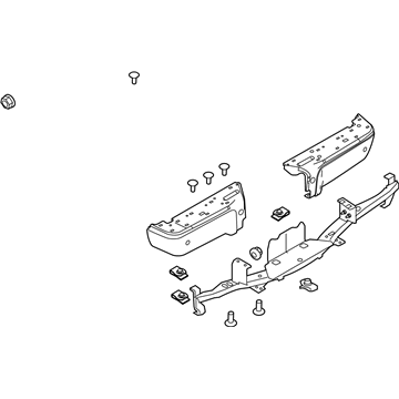 Ford 9C3Z-17906-B Bumper Assembly - Rear