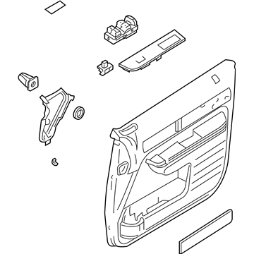 Lincoln 8A1Z-7823942-BA Panel Assembly - Door Trim