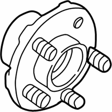 Mercury YF1Z-1104-BA Hub Assembly - Wheel