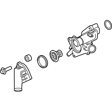 Ford ML3Z-8A586-C Connection Water Outlet