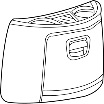 Ford YC2Z-16045A36-BAB Console Assembly