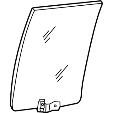 Mercury 7L2Z-7825712-B Glass And Channel Assembly