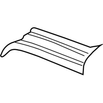 3F2Z-17513B76-AA Ford Side Rail, Passenger Side Illustration 1 of 1