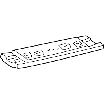 3F2Z-1703418-AA Ford Header Panel, Front Illustration 1 of 1