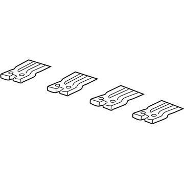 5F2Z-1650222-A Ford Roof Bow Illustration 1 of 1