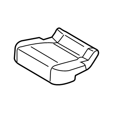 Ford KL3Z-1863804-AA Cover Assembly - Rear Seat Cushion
