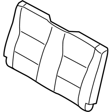 Ford KL3Z-1866601-AD Cover Assembly - Rear Seat Back