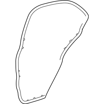 Ford 5G1Z-5425324-AB Weatherstrip