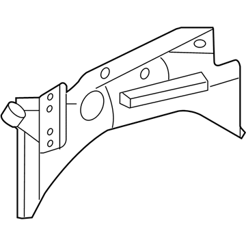 Ford 4L3Z-16K006-AA Front Fender - Rear