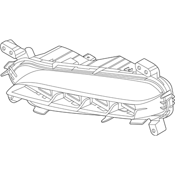 Lincoln LC5Z-15200-A Lamp Assembly - Fog - Front