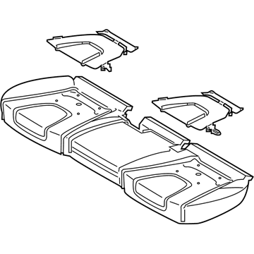 Ford FT4Z-5863840-E Pad - Rear Seat Cushion