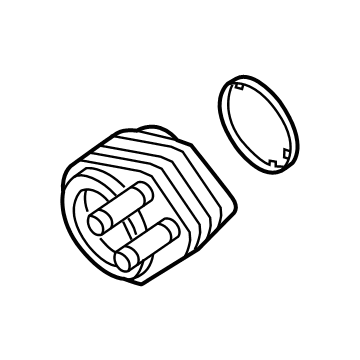 Ford L1MZ-6A642-B Oil Cooler Assembly