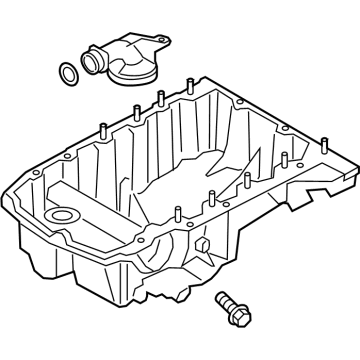 Ford L1MZ-6675-B Pan Assembly - Engine Oil