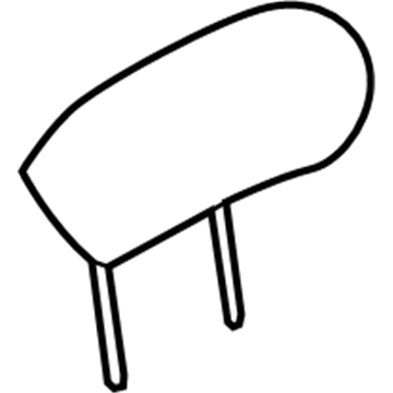 Ford BC3Z-25611A08-A Head Rest Assembly