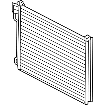 Ford 9C2Z-19712-A Condenser Assembly