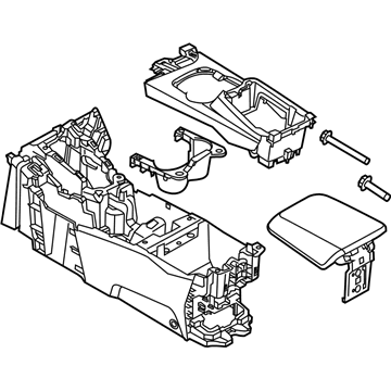 Ford CV6Z-58045A36-CB Panel Assembly - Console