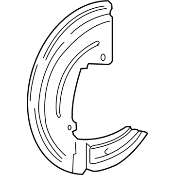 Mercury 5F9Z-2K004-AA Shield - Splash