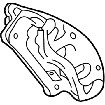Mercury 5F9Z-2B121-BA Caliper Assembly - Brake - Less Pad