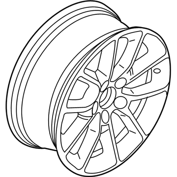 Ford DA8Z-1007-G Wheel Assembly