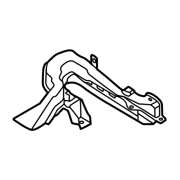 SL1Z-18491-A Ford Duct - Heater Outlet Illustration 1 of 1
