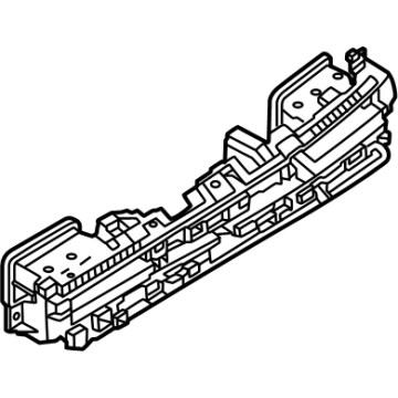 SL7Z-19893-AC Ford Bezel Assembly - Vent Air Louvre Illustration 1 of 1