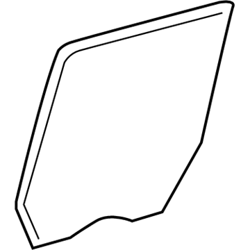 Lincoln 4L3Z-1625712-AA Glass - Rear Door