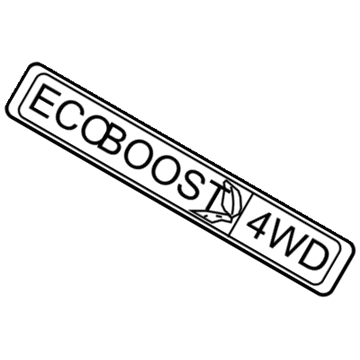 Ford CJ5Z-9942528-D Name Plate