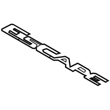 Ford CJ5Z-1642528-A Name Plate