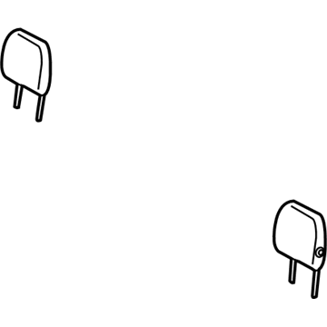 Ford FU5Z-78611A08-AC Headrest Assembly